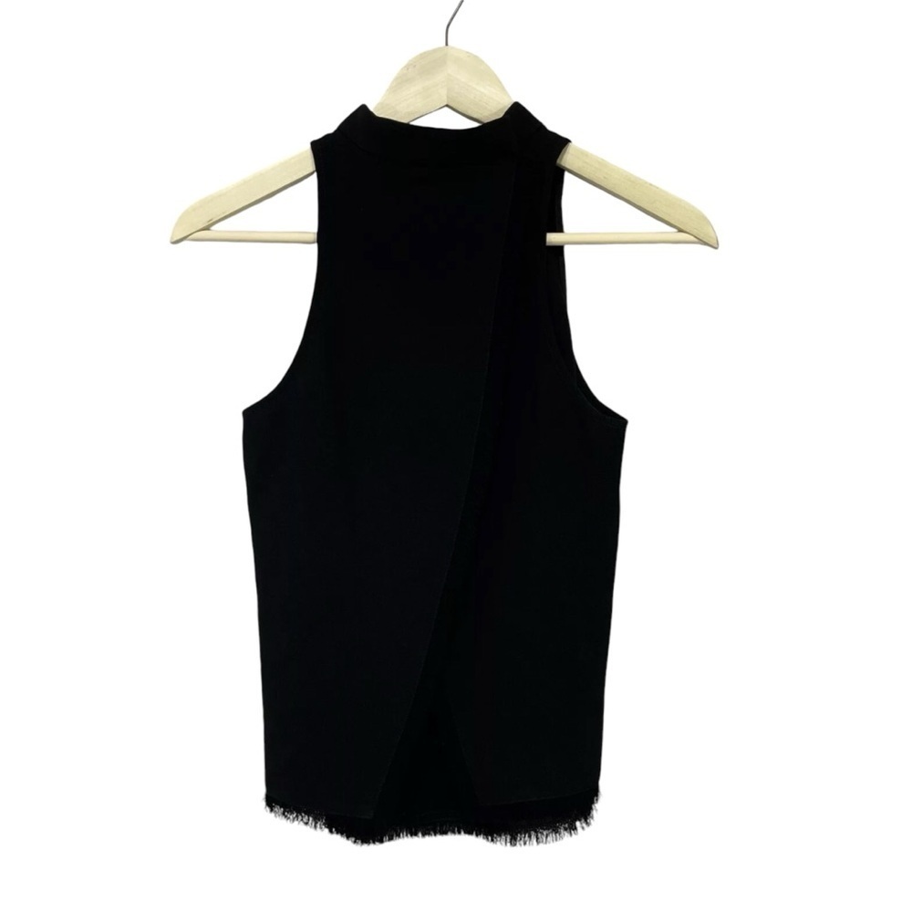 Elizabeth And James X-Small Top Black Fringe